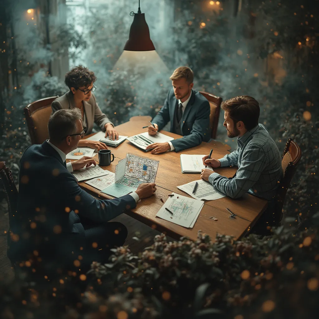 Consultor presentando estrategias a un cliente